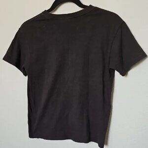 Funny Scary Size Small Black Graphic T-Shirt with Taco Design Preshrunk Cotton